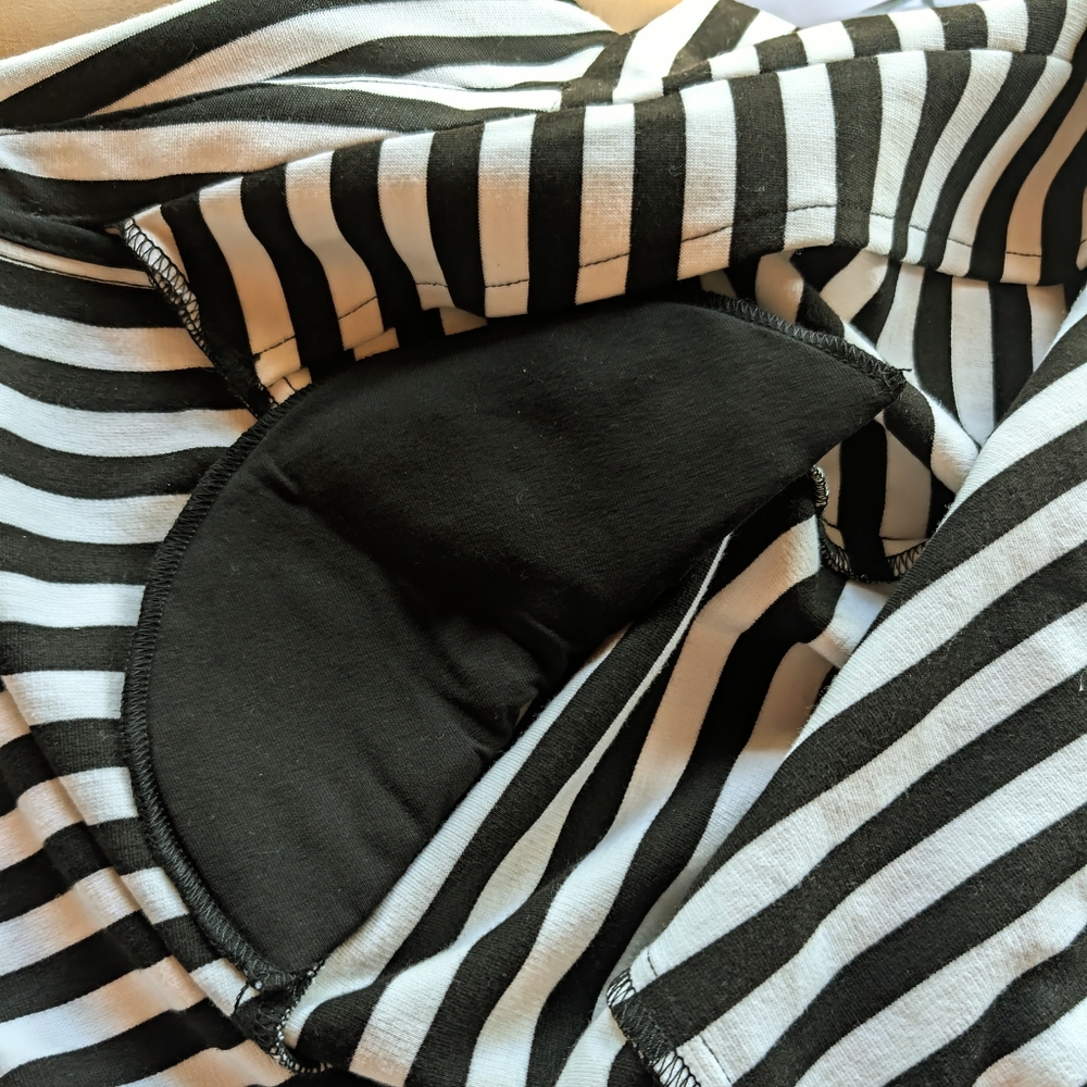 CHICO’s Blazer - B/W Striped - Sz 3 or XL - NWT - Picture 10 of 14